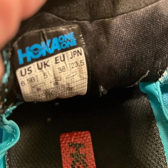 Hoka Women's Athletic Shoes - Teal, Black, and Pink - Picture 7 of 7